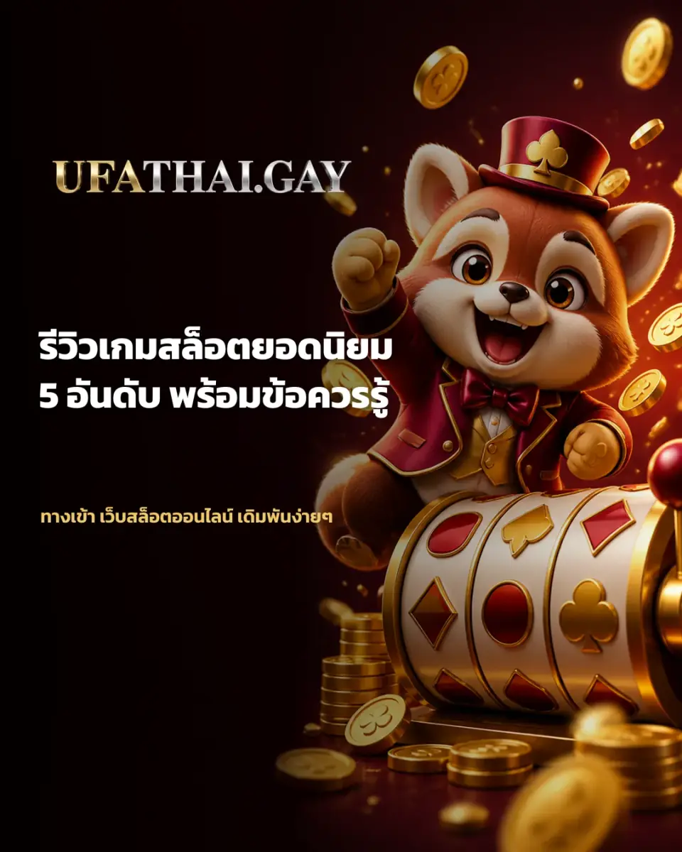 รีวิวเกมสล็อต - รีวิวเกมสล็อตยอดนิยม 5 อันดับ พร้อมข้อควรรู้ | UFATHAI 